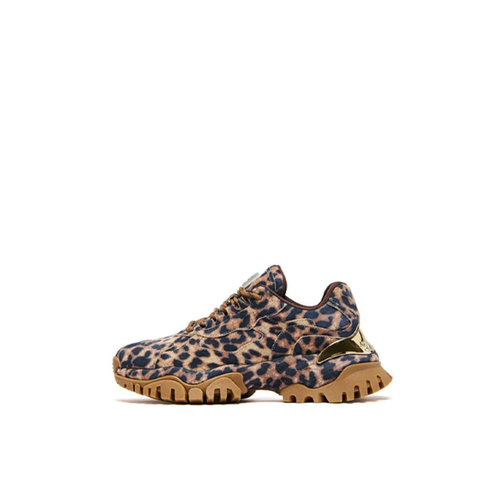 Joia Paris Claw sneakers in animal-print suede