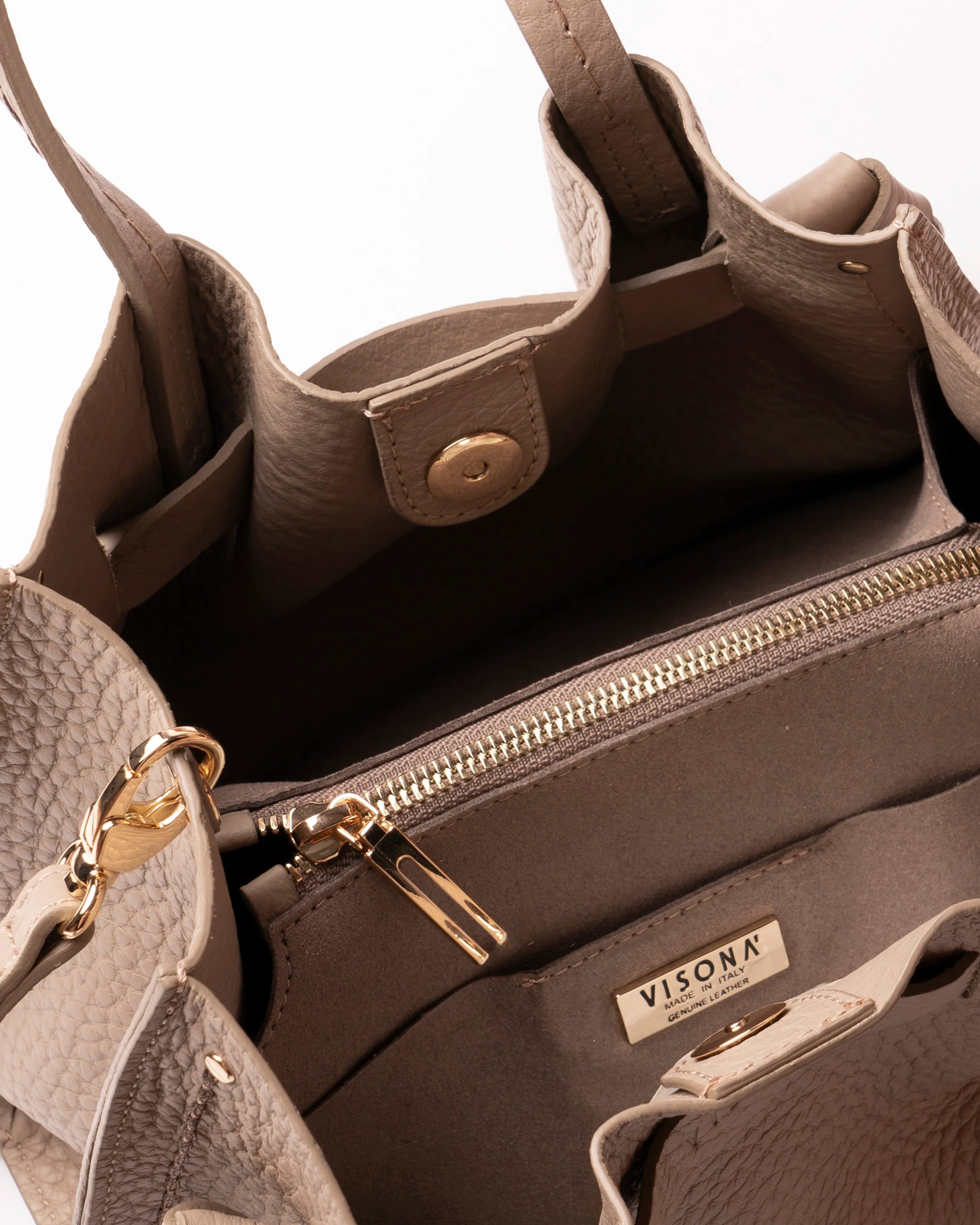 Borsa a mano Vittoria in pelle Plinio Visonà