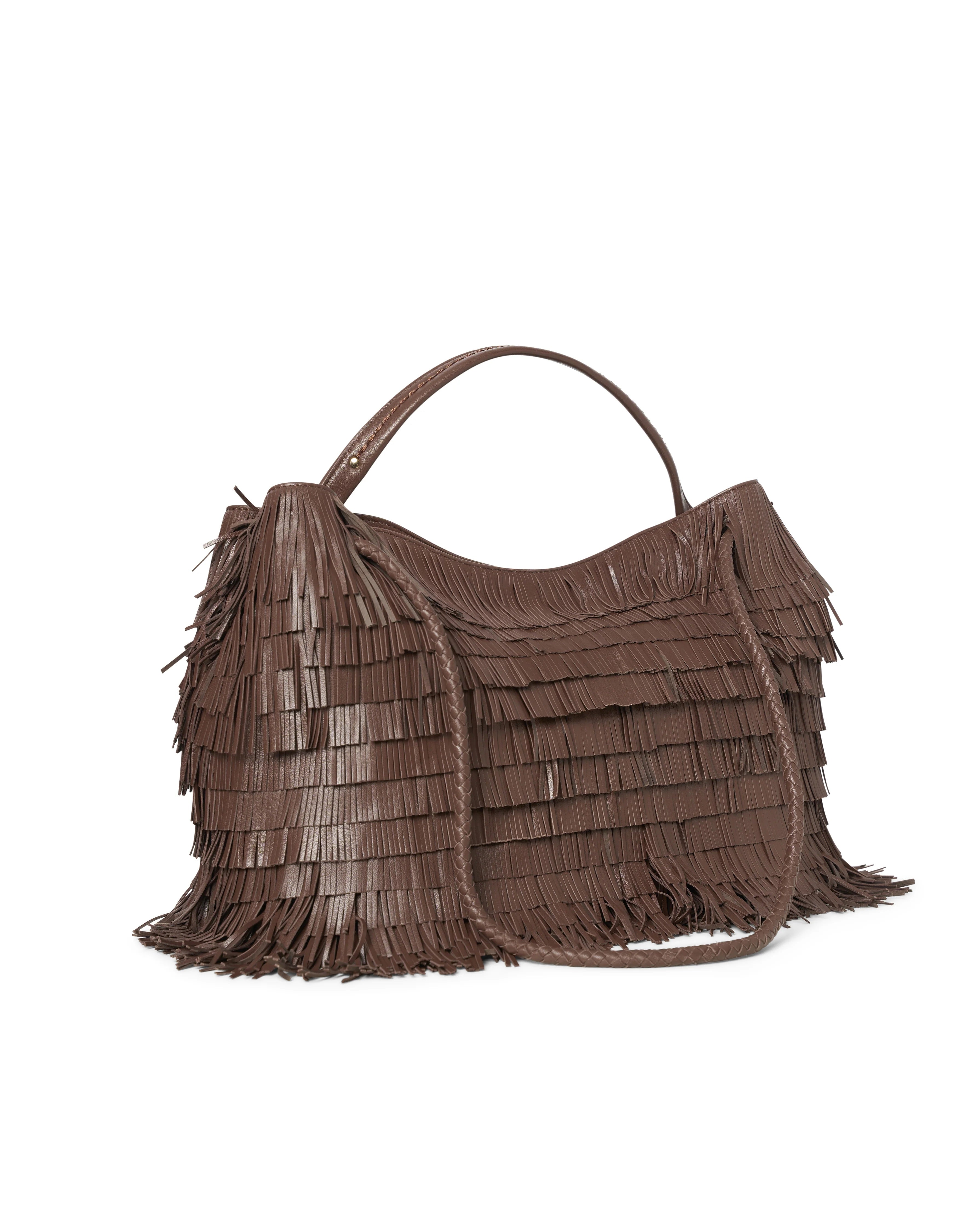 Plinio Visonà Diletta nappa leather shoulder bag