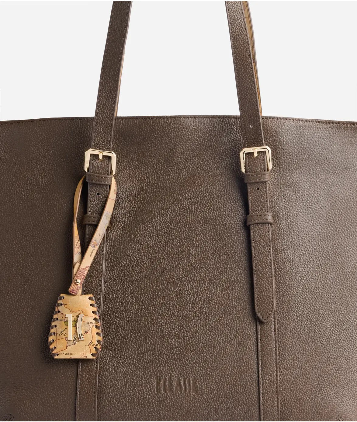 Alviero Martini 1ª Classe Montana Leather Shopping Bag