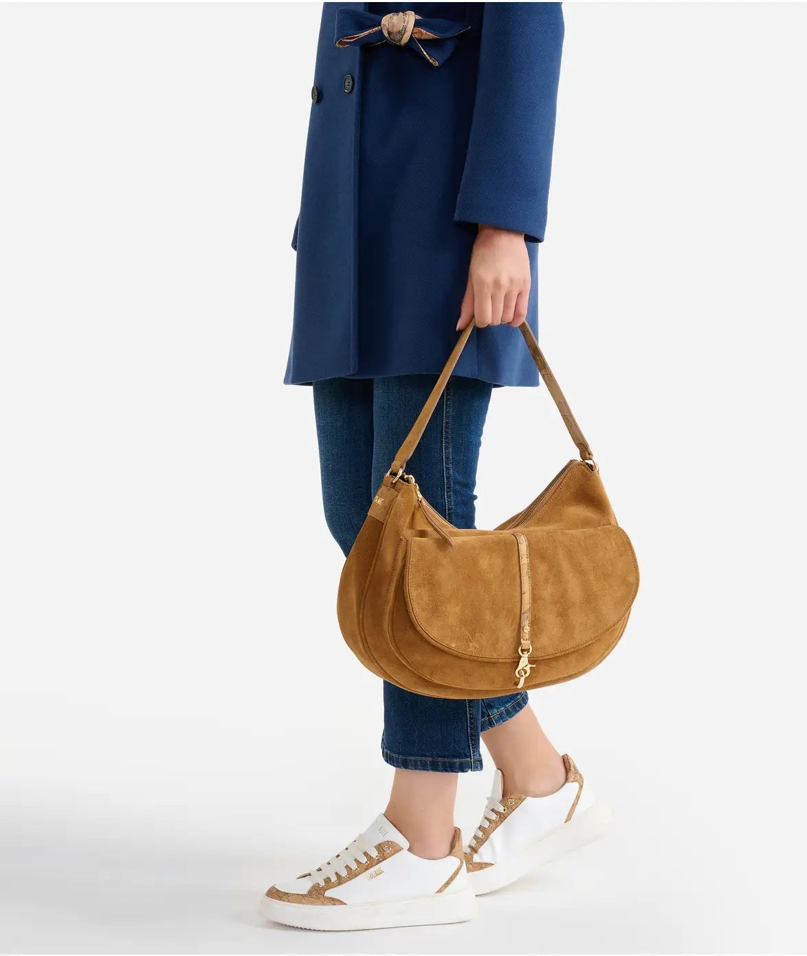 Borsa Shoulder Bag Savage Large in pelle scamosciata Alviero Martini 1ª classe