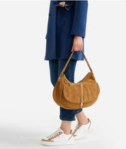 Borsa Shoulder Bag Savage Large in pelle scamosciata Alviero Martini 1ª classe