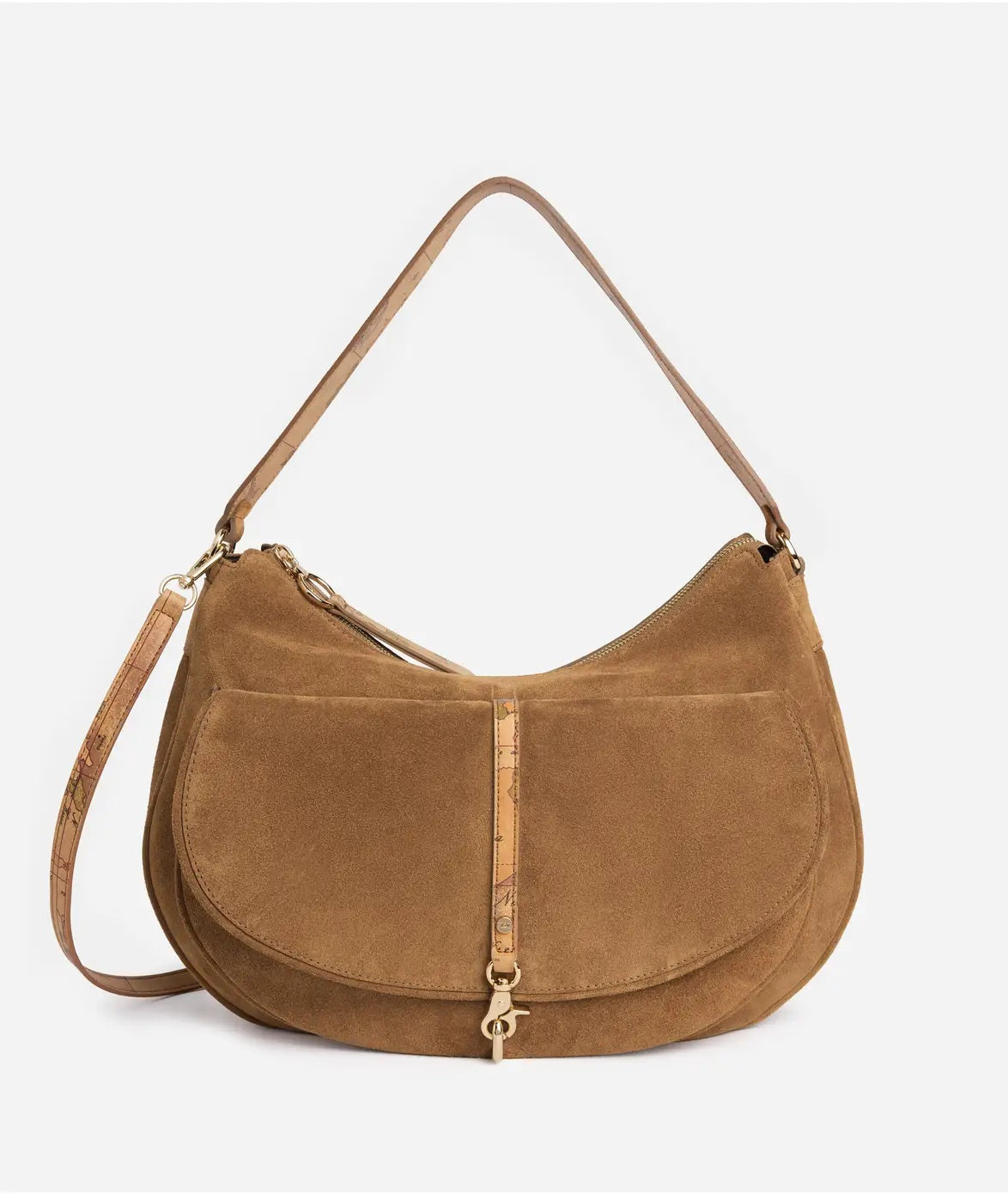Borsa Shoulder Bag Savage Large in pelle scamosciata Alviero Martini 1ª classe