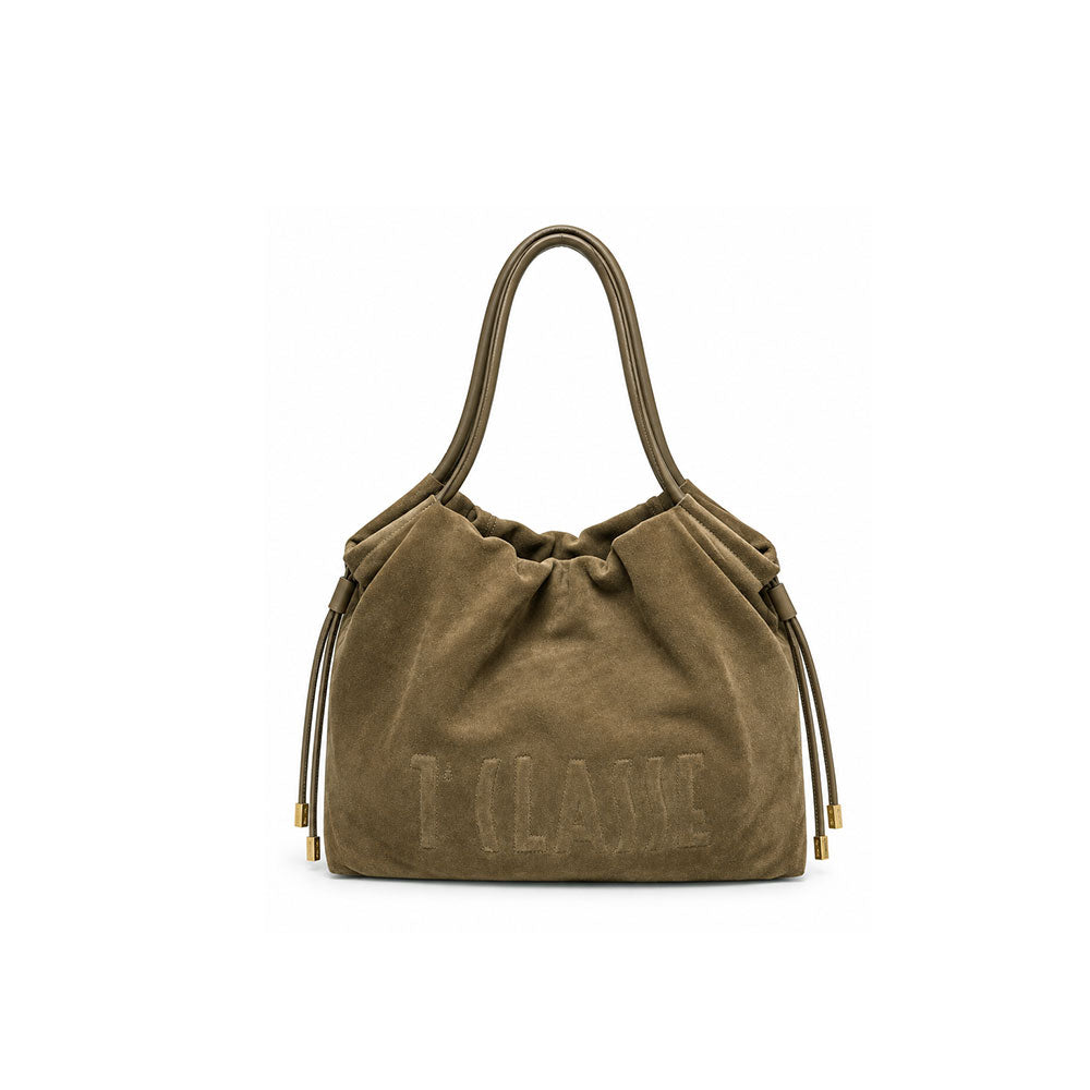 Alviero Martini 1st Class Suede Shopping Bag