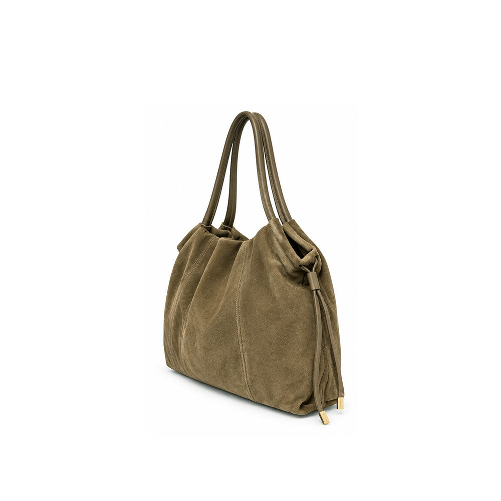 Alviero Martini 1st Class Suede Shopping Bag