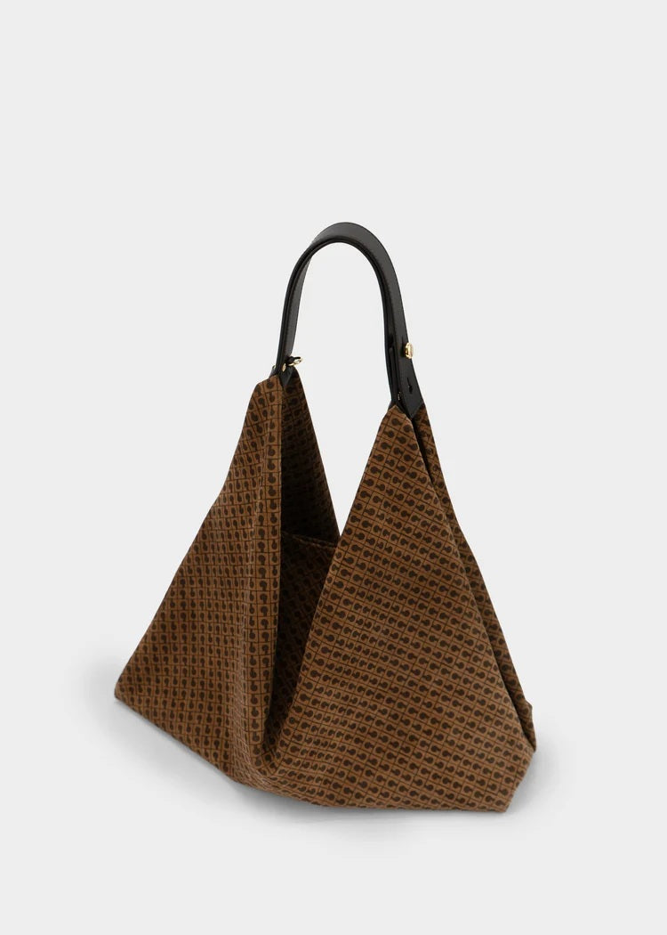 Borsa Amazzonia Suede Monogram Gherardini
