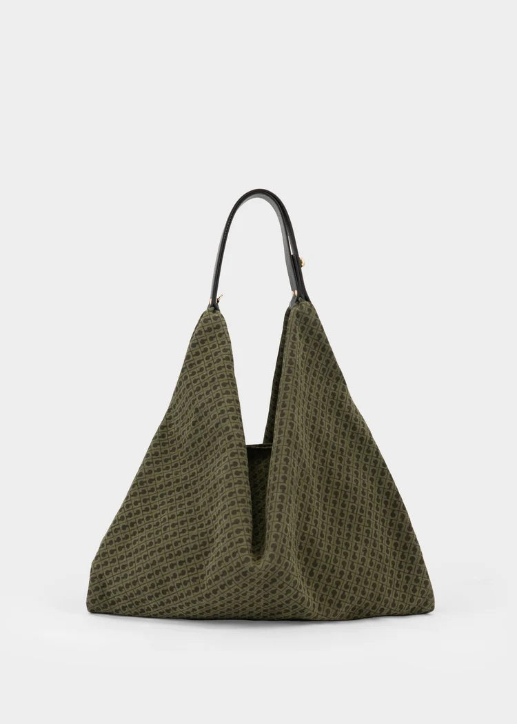 Borsa Amazzonia Suede Monogram Gherardini