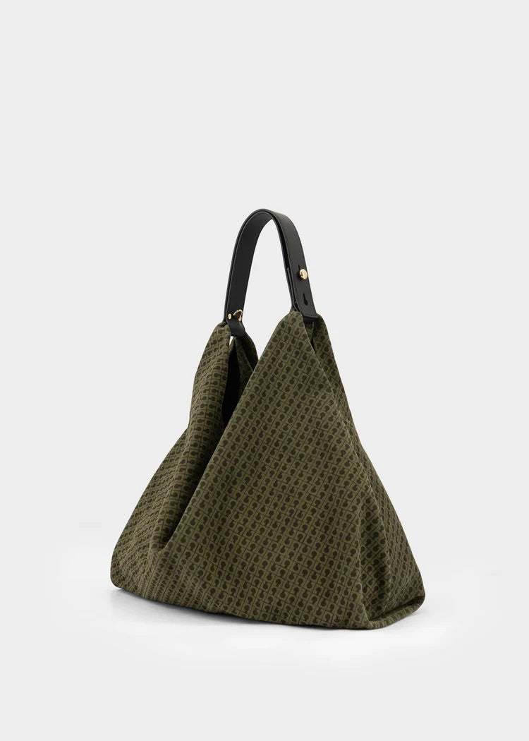 Borsa Amazzonia Suede Monogram Gherardini