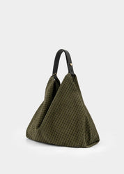 Borsa Amazzonia Suede Monogram Gherardini