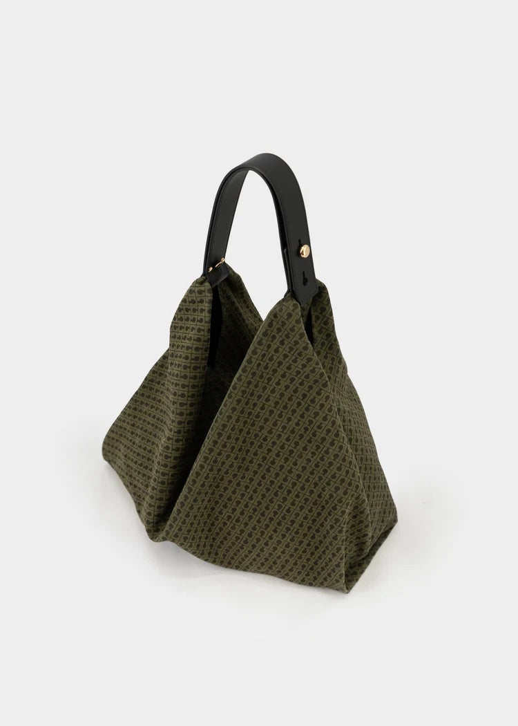 Borsa Amazzonia Suede Monogram Gherardini