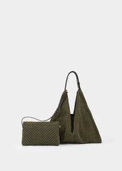 Borsa Amazzonia Suede Monogram Gherardini