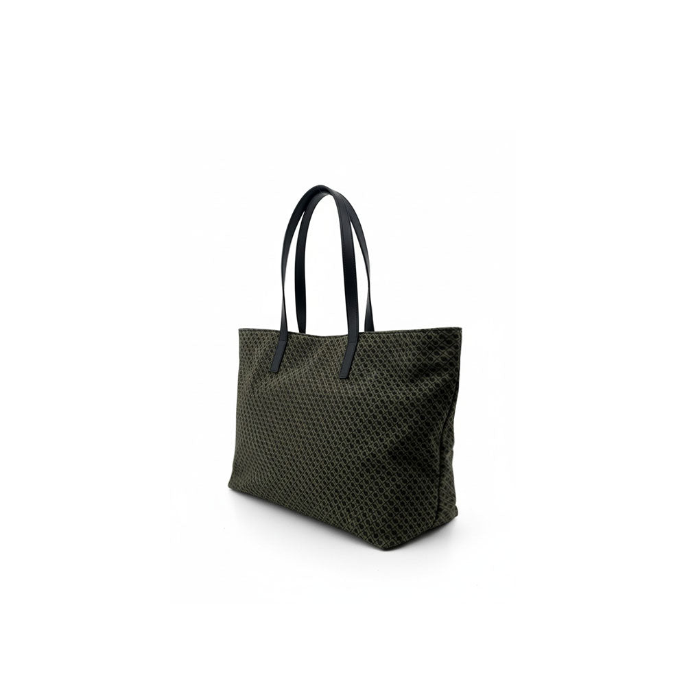 Borsa Shopper Large Suede Monogram Gherardini