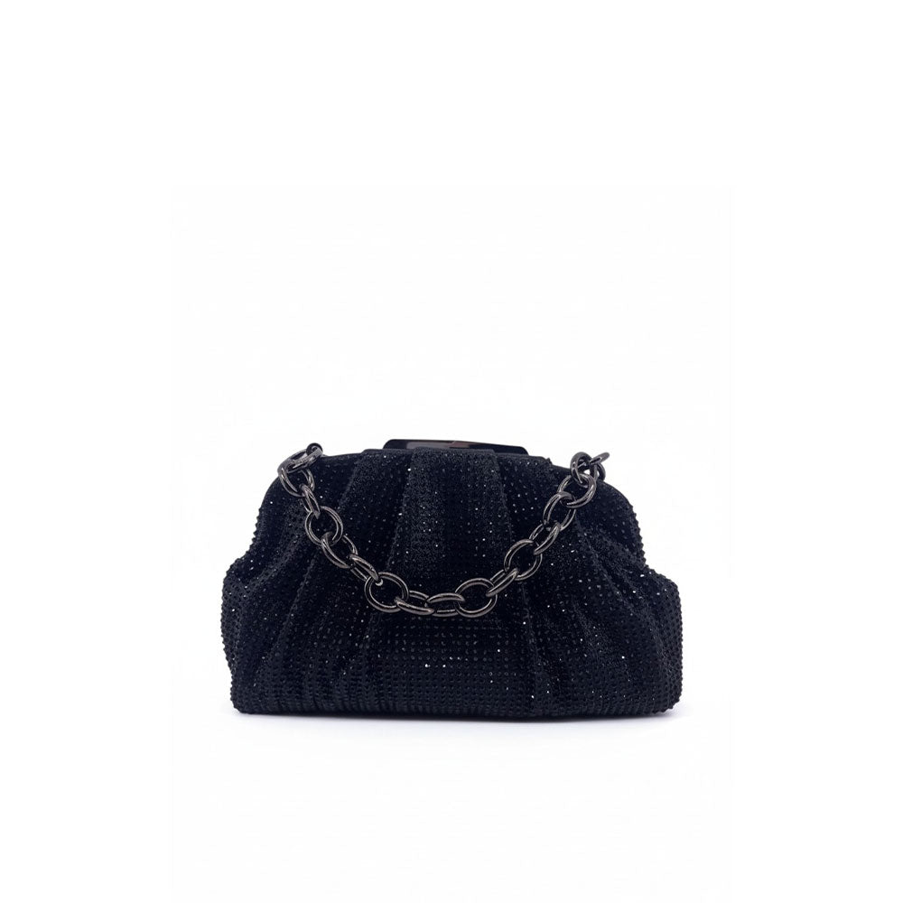 Clutch con strass Menbur