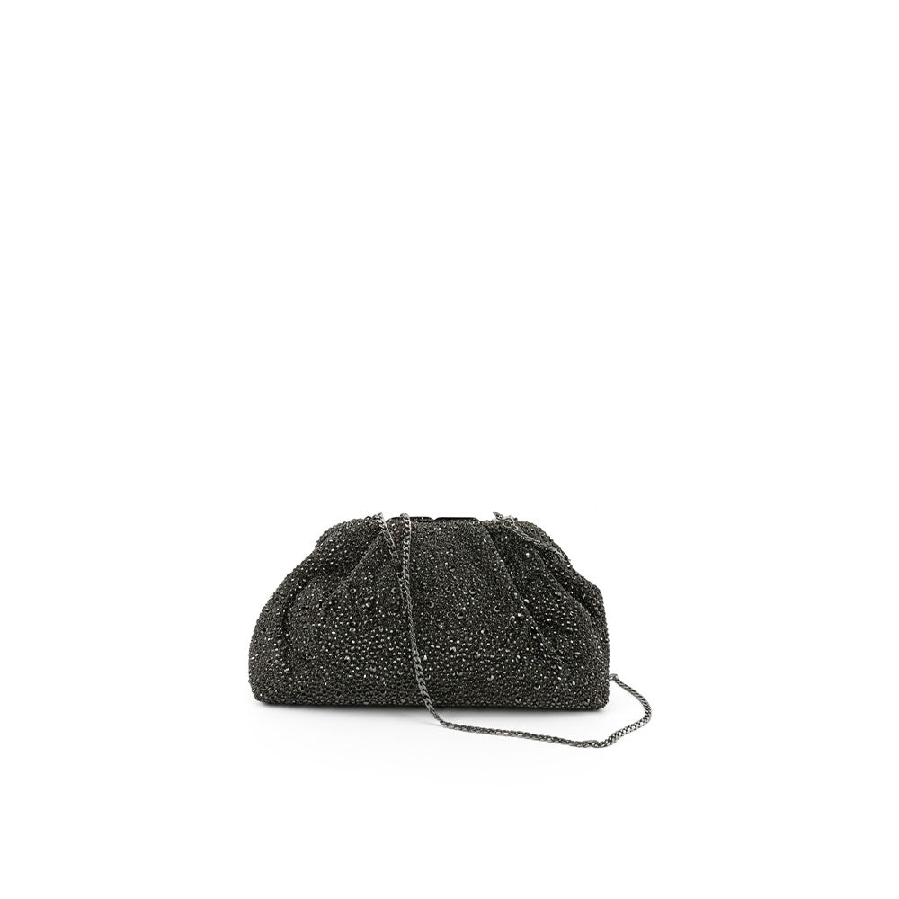 Clutch elegante con strass Menbur