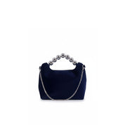 Menbur suede-effect clutch