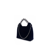 Menbur suede-effect clutch