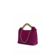 Menbur suede-effect clutch