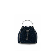 Clutch in velluto con strass Menbur