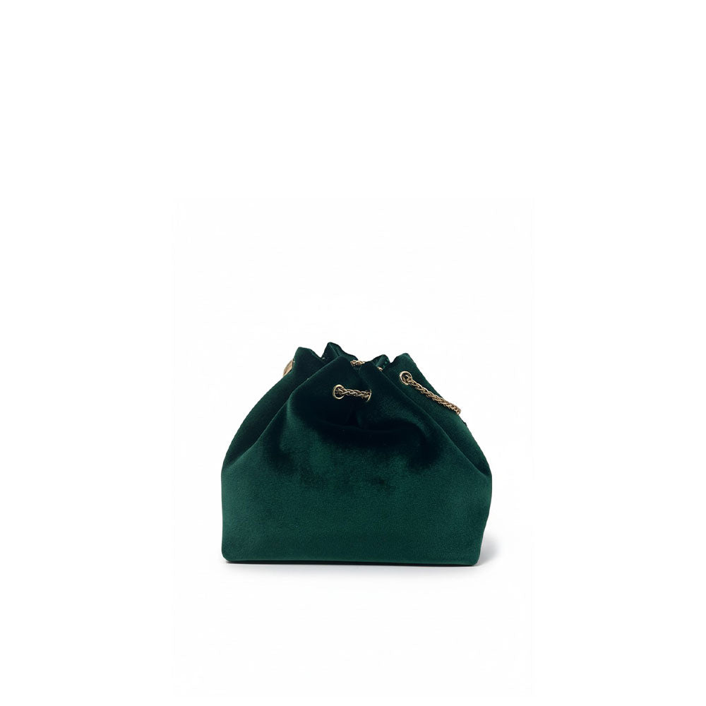 Menbur velvet clutch with rhinestones