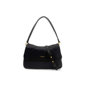 Nannini Diana Large shoulder bag in nubuck calfskin