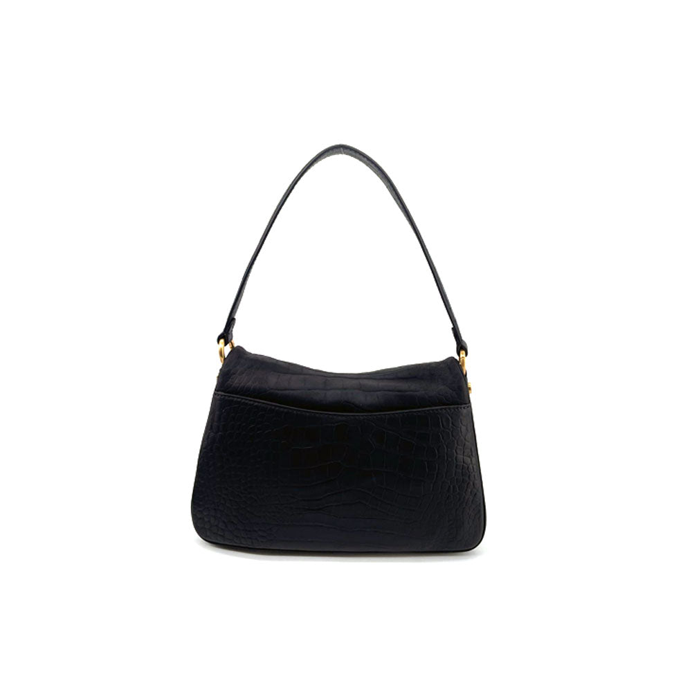 Nannini Diana Large shoulder bag in nubuck calfskin