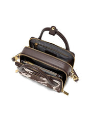 Borsa a mano Joanna in cavallino e vitello Nannini