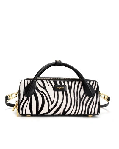 Borsa a mano Joanna in cavallino e vitello Nannini