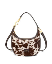 Borsa a spalla Joanna Large in cavallino e vitello Nannini
