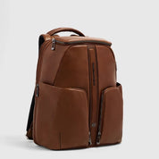 Zaino da viaggio porta pc 14" Victor in pelle Piquadro