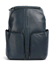 Piquadro Victor leather 15.6" laptop backpack