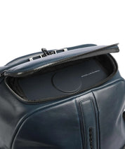 Piquadro Victor leather 15.6" laptop backpack