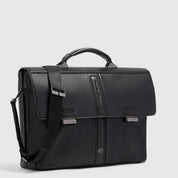Piquadro Victor leather work bag for 15.6" laptop