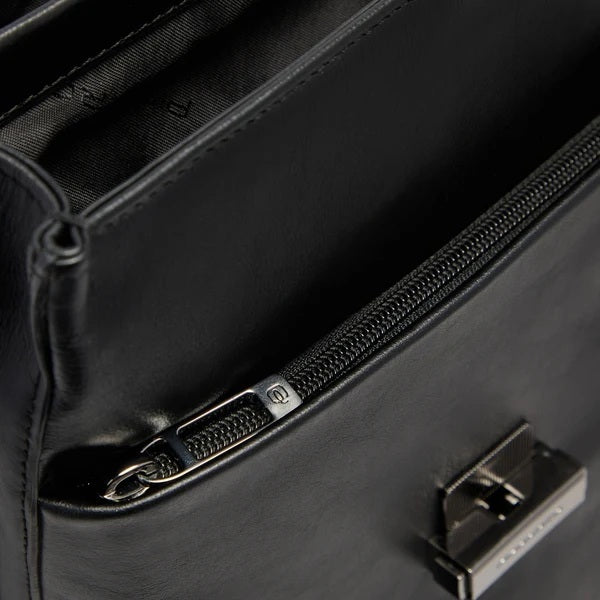 Piquadro Victor leather work bag for 15.6" laptop