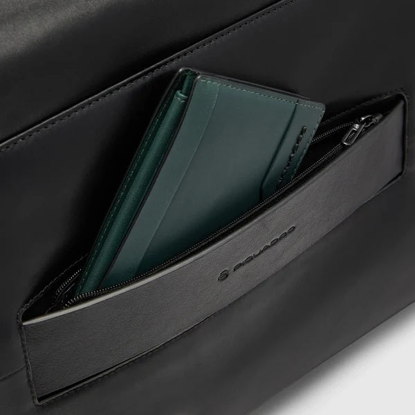 Piquadro Victor leather work bag for 15.6" laptop