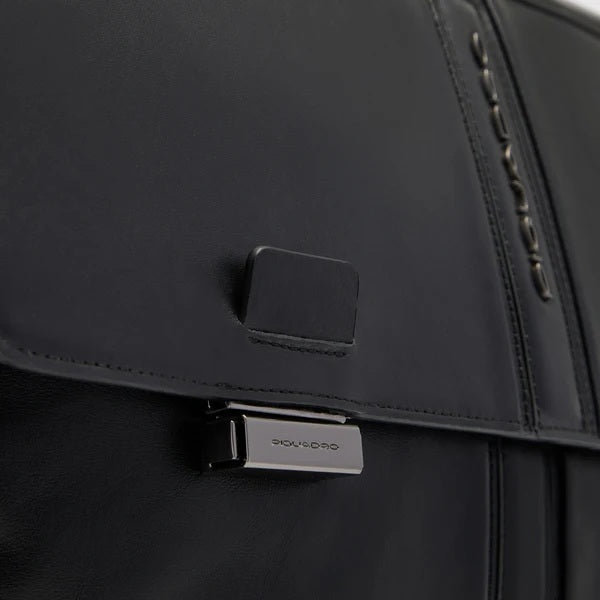 Piquadro Victor leather work bag for 15.6" laptop