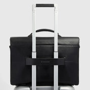 Piquadro Victor leather work bag for 15.6" laptop