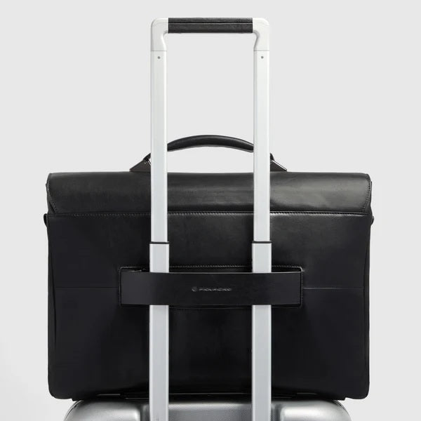 Piquadro Victor leather work bag for 15.6" laptop