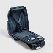 Piquadro Victor leather travel backpack for 15.6" laptop