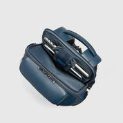 Piquadro Victor leather travel backpack for 15.6" laptop