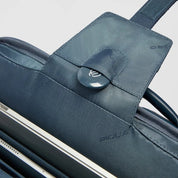 Piquadro Victor leather travel backpack for 15.6" laptop