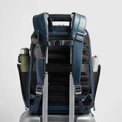 Piquadro Victor leather travel backpack for 15.6" laptop