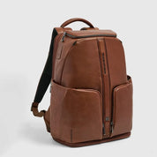 Zaino da viaggio porta pc 15,6" Victor in pelle Piquadro