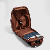 Zaino da viaggio porta pc 15,6" Victor in pelle Piquadro