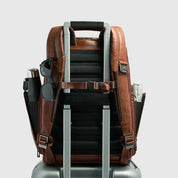 Zaino da viaggio porta pc 15,6" Victor in pelle Piquadro