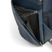 Piquadro Tebe leather travel backpack for 14" laptop