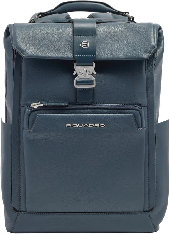 Zaino da viaggio porta pc 15,6" Tebe in pelle Piquadro