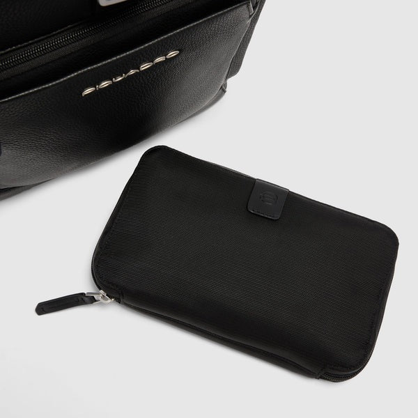 Zaino da viaggio porta pc 15,6" Tebe in pelle Piquadro