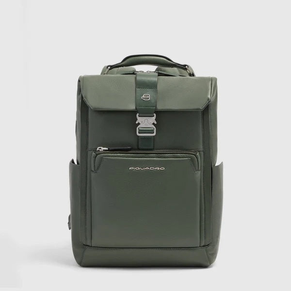 Zaino da viaggio porta pc 15,6" Tebe in pelle Piquadro