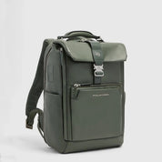 Zaino da viaggio porta pc 15,6" Tebe in pelle Piquadro