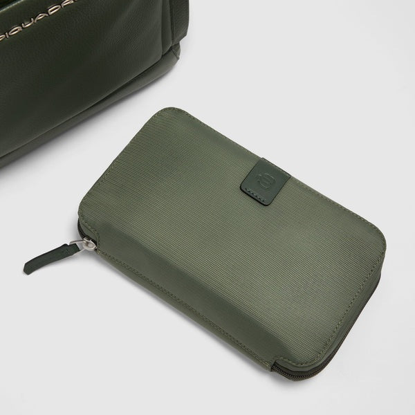Zaino da viaggio porta pc 15,6" Tebe in pelle Piquadro